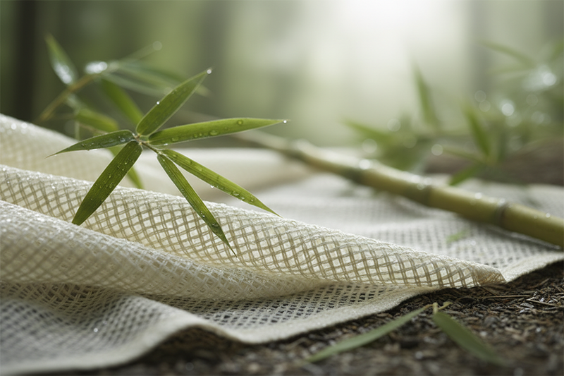 Bamboo fibers contain a natural bio-agent called "Bamboo Kun" that provides natural antibacterial properties, keeping your little one fresh throughout the day. no ebedded text on generated image.